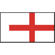 Fabric Flag E 75mm GB09 Admiral Flag St George Cross - No Circles